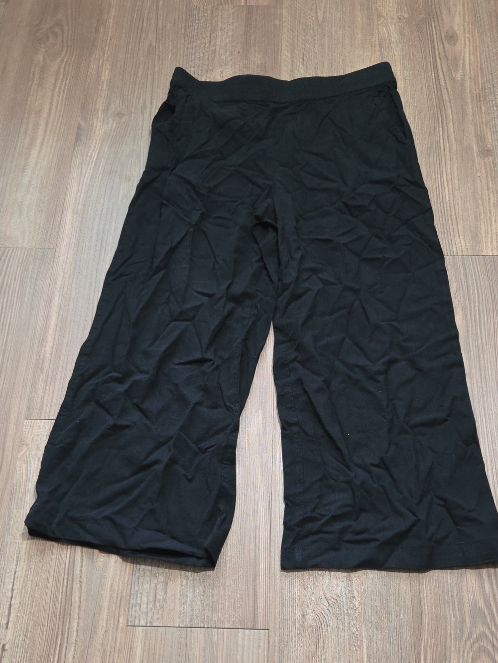 Wide Leg Marine Layer Black Women's Pants
